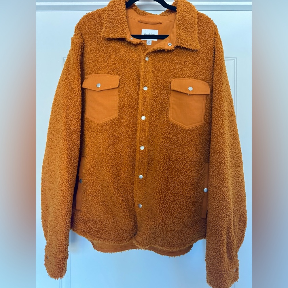 Goodfellow & Co Men's Rust Sherpa Jacket